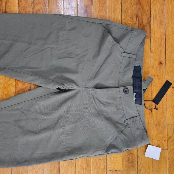 Joe's Jeans Ankle Pants Size 29 Midi Rise Green Slim Leg - Picture 4 of 11